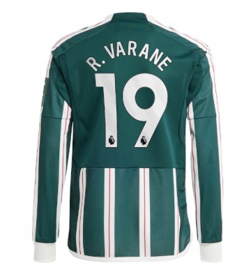 Manchester United Raphael Varane #19 Vieraspaita 2023-24 Pitkät Hihat